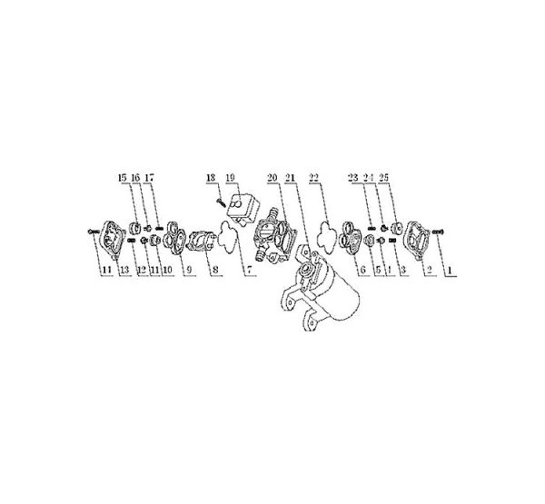 Repuesto Bomba FL-2202-12 Diaphragm Nº 6 y 9