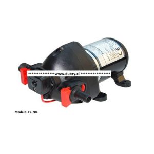 Bomba agua FL-701 11L/M 12V DC 50PSI 4.4A