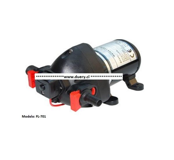 Bomba agua FL-701 11L/M 12V DC 50PSI 4.4A