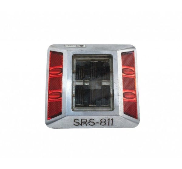 Luz led solar calle intermitente rojo