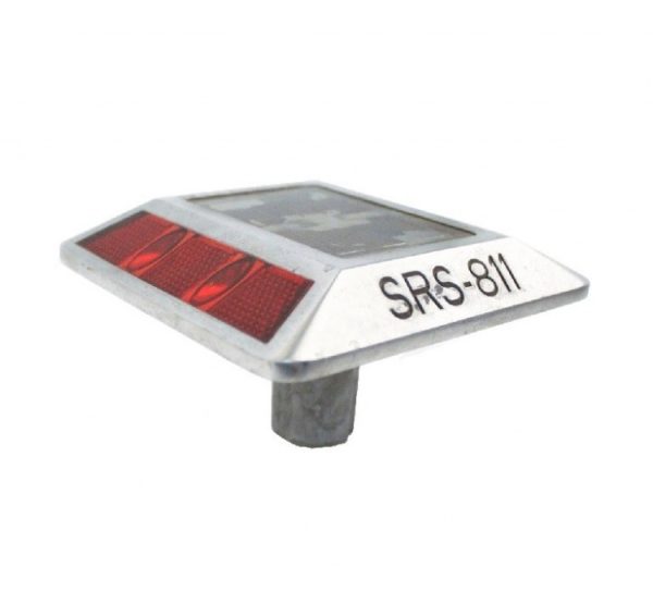 Luz led solar calle intermitente rojo