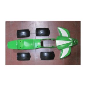 Carcasa Plastica Moto-ATV-49cc-04 Verde-blanco