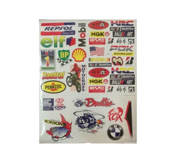 Sticker ATV Motos Scooter 01