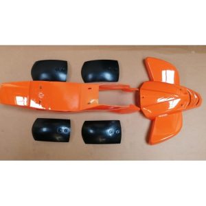 Carcasa Plastica Moto-ATV-49cc-04 Naranjo