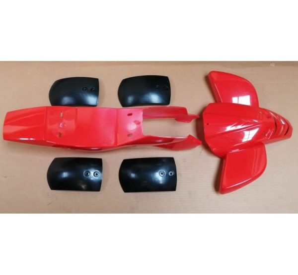 Carcasa Plastica Moto-ATV-49cc-04 Rojo